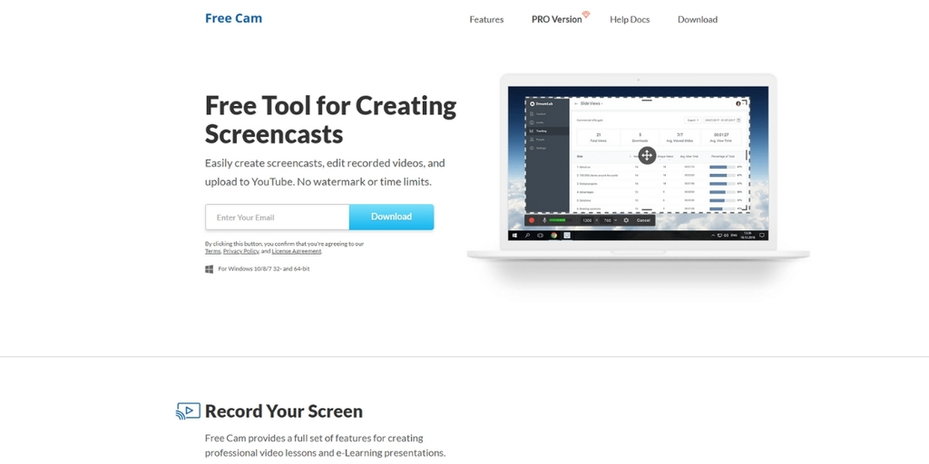 Freecam – Gọn nhẹ, miễn phí và trực quan