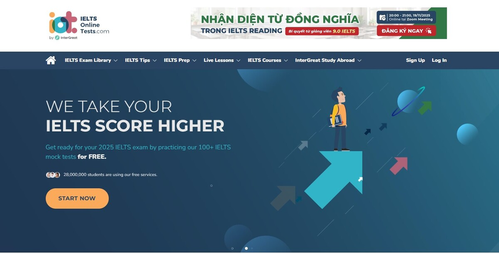 IELTS Online Tests – Làm bài thi IELTS giả lập miễn phí