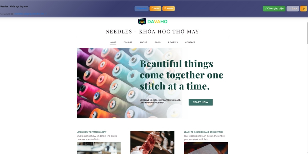 Landing page tối ưu chuyển đổi, linh hoạt chỉnh sửa