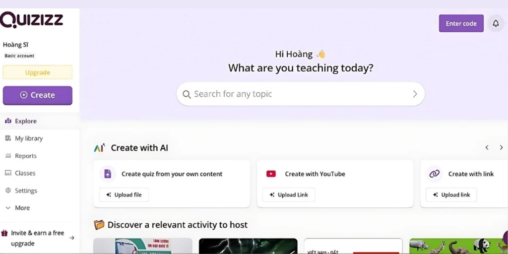 Quizizz – Tạo quiz, bài tập tương tác tự động để đánh giá học sinh