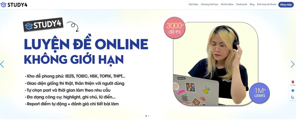 Study4 – Diễn đàn & bộ đề luyện thi IELTS miễn phí dành cho học viên Việt Nam