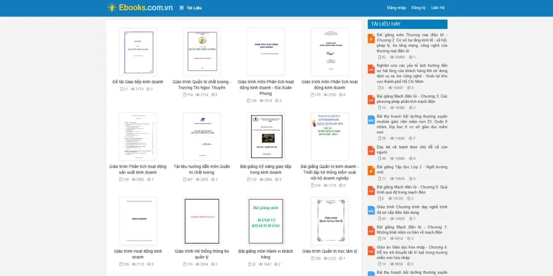 Ebook.com.vn – Thư viện ebook khổng lồ hỗ trợ giảng dạy