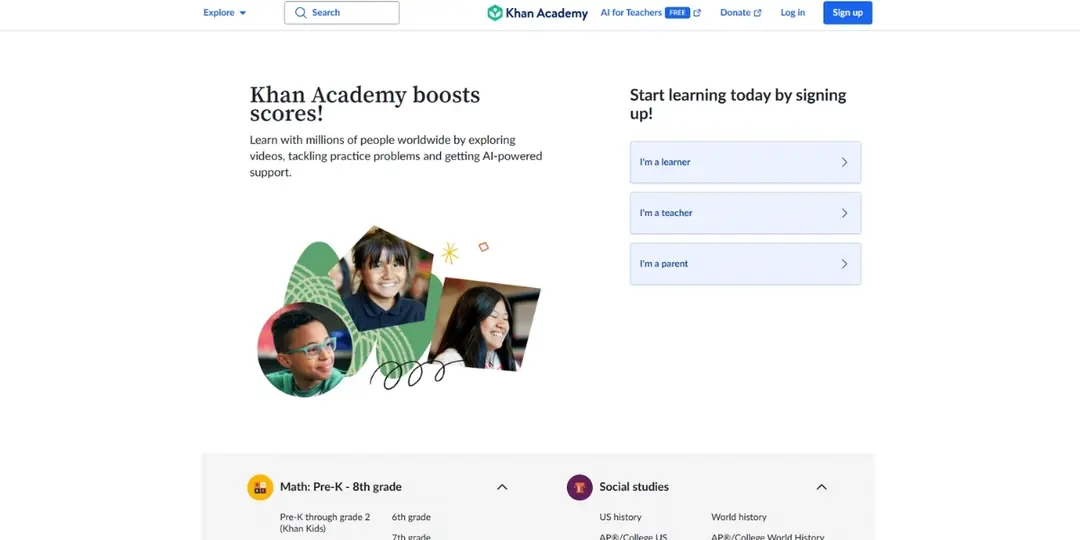Khan Academy – Nền tảng học STEM toàn diện cho học sinh